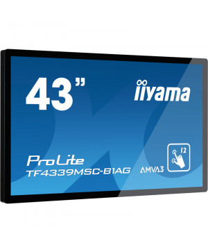 IIYAMA ProLite TF4339MSC-B1AG 108cm (43'') FHD  AMVA3 HDMI/VGA 24/7 PCAP open frame na dotik informacijski / interaktivni monitor
