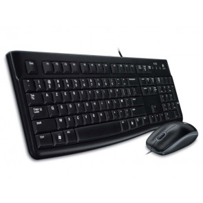 LOGITECH MK120 USB črna slovenska tipkovnica + miška