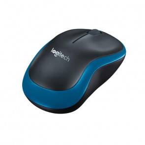 LOGITECH M185 brezžična optična modra miška