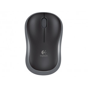 LOGITECH M185 brezžična optična siva miška