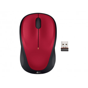 LOGITECH M235 brezžična optična rdeča miška