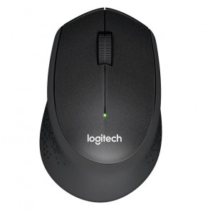 LOGITECH M330 Silent PLUS brezžična optična črna miška