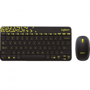 LOGITECH MK240 brezžična črna slovenska tipkovnica + miška