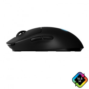 LOGITECH G PRO HERO senzor črna RGB brezžična gaming miška