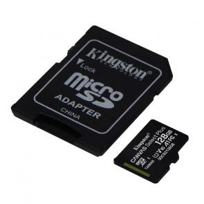 KINGSTON Canvas Select Plus microSD 128GB Class10 UHS-I adapter (SDCS2/128GB) spominska kartica