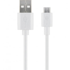 GOOBAY USB (Type A) / microUSB (Type B) 0,5m bel polnilni kabel