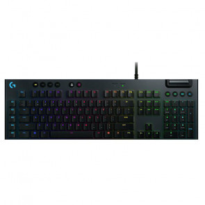 LOGITECH G815 LIGHTSYNC GL Clicky USB RGB mehanska gaming slo črna tipkovnica