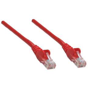 INTELLINET CAT5e UTP 0,5m rdeč mrežni priključni patch kabel