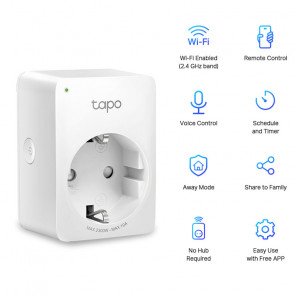 TP-LINK Tapo P100 Mini Smart Wi-Fi 2-pack pametna vtičnica