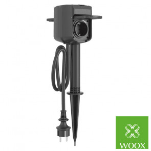 WOOX R6079 Smart WiFi dvojna zunanja pametna vtičnica