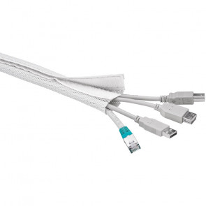 GOOBAY 1,8m fleksibilni WireSleeve bel urejevalnik kablov