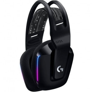 LOGITECH G733 LIGHTSPEED Wireless RGB Gaming z mikrofonom črne slušalke