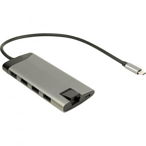 INTER-TECH GDC-802 - multifunkcijski USB-C 3.1 dockingstation - adapter 