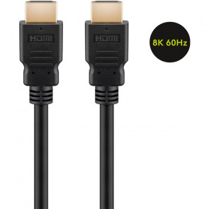 GOOBAY High Speed HDMI 2.1 8K z mrežno povezavo pozlačen 3 m kabel