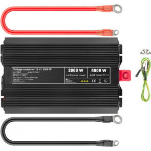 GOOBAY 12V-230V DC/AC USB-5V 2000W pretvornik inverter napajalnik