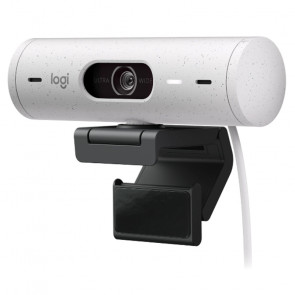 LOGITECH BRIO 500 FHD 1080p LAN bela spletna kamera