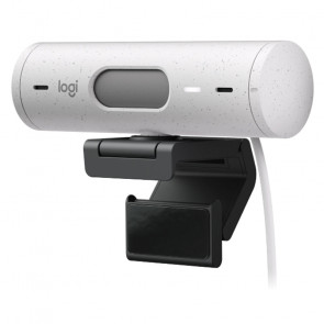 LOGITECH BRIO 500 FHD 1080p LAN bela spletna kamera