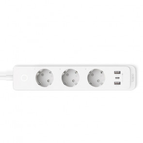 TP-LINK Tapo P300 Smart Wi-Fi Power Strip 2x USB 1xUSB-C 3x Schuko pametni podaljšek