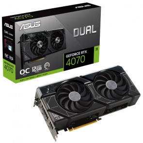 ASUS Dual GeForce RTX 4070 OC 12GB GDDR6X (90YV0IZ2-M0NA00) grafična kartica