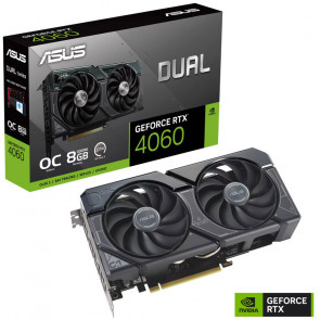 ASUS Dual GeForce RTX 4060 OC 8GB GDDR6 (90YV0JC0-M0NA00) grafična kartica