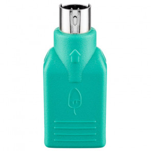 GOOBAY USB-A (Ž) / Mini-DIN 6 PS/2 (M) miška/tipkovnica zelen adapter