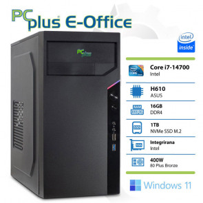 PCPLUS e-Office i7-14700 16GB 1TB NVMe SSD Windows 11 Home namizni računalnik