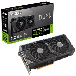 ASUS Dual GeForce RTX 4070 Super OC 12GB GDDR6X (90YV0K82-M0NA00) gaming grafična kartica