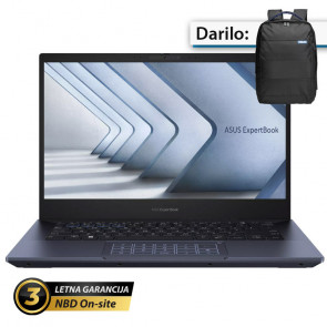 ASUS ExpertBook B5 B5402CVA-WB53D0 14" (35,56cm) FHD i5-1340P 16GB 1TB prenosni računalnik + darilo: nahrbtnik