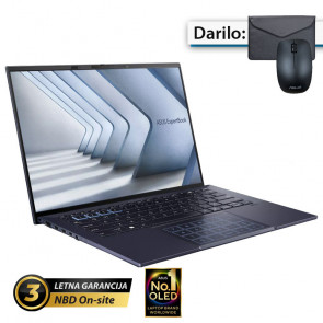 ASUS ExpertBook B9 OLED B9403CVAR-WB75D2X 14" (35,56cm) WQXGA i7-150U 32GB 1TB 0,99kg Win 11 Pro prenosni računalnik + darilo: ovitek in miška