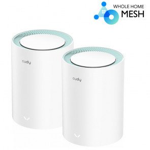 CUDY M1300 (2-pack) AC1200 Gigabit Mesh Dual Band brezžični WiFi5 usmerjevalnik - router