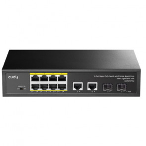 CUDY GS1010PS2 8-port Gigabit 8xPoE+ 120W 2xSFP mrežno stikalo-switch
